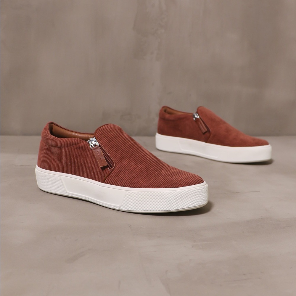 NWT High Quality Tan Slip-On Sneaker